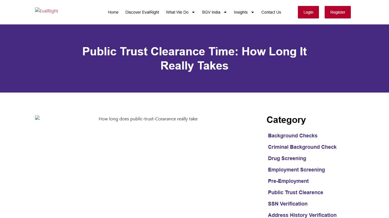 Public Trust Clearance Time: How Long It Really Takes - Evalright